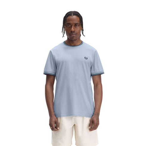 Fred Perry T-shirt T-shirt Uomo Twin Tipped doppia righe S P25 - FRED PERRYM1588 - Y58 - S - Francavilla Moda